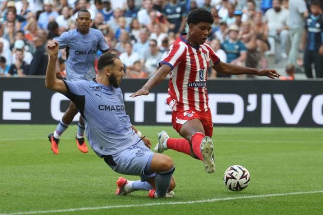 OM - ATLETICO MADRID PHOTOPQR LA PROVENCE PHILIPPE LAURENSON ; MARSEILLE ; 14 08 2026 ; MATCH AMICAL OM - ATLETICO MADRID Friendly soccer match Marseille vs Atletico Madrid MARSEILLE MARSEILLE France  Copyright: xPHOTOPQR LAxPROVENCE MAXPPPxPHILIPPExLAURENSONx 20260814PVL7665 20260814PVL7675
