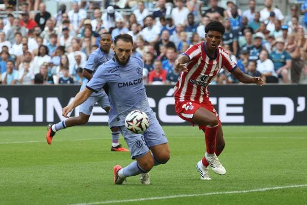 OM - ATLETICO MADRID PHOTOPQR LA PROVENCE PHILIPPE LAURENSON ; MARSEILLE ; 14 08 2026 ; MATCH AMICAL OM - ATLETICO MADRID Friendly soccer match Marseille vs Atletico Madrid MARSEILLE MARSEILLE France  Copyright: xPHOTOPQR LAxPROVENCE MAXPPPxPHILIPPExLAURENSONx 20260814PVL7665 20260814PVL7679