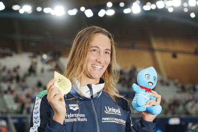 Simona Quadarella win the gold medal in the final women s 1500m freestyle at the 2026 European Swimming Championships, Paris Gianmattia D Alberto LaPresse  Copyright: xGianmattiaxD Alberto LaPressex