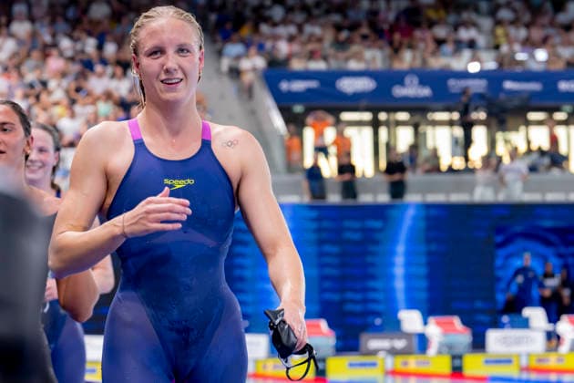 France, Paris, Centre Aquatique Olympique Metropole du Grand Paris, 14.08.2026, European Aquatics Championships, Day 15 - Final Session, Isabel Gose, SC Magdeburg, Germany, Photo by Eibner Pressefoto Tino Henschel European Aquatics Championships, Day 15 - Final Session Paris *** France, Paris, Centre Aquatique Olympique Metropole du Grand Paris, August 14, 2026, European Aquatics Championships, Day 15 Final Session, Isabel Gose, SC Magdeburg, Germany, Photo by Eibner Pressefoto Tino Henschel European Aquatics Championships, Day 15 Final Session Paris Copyright: xEibnerxPressefotox