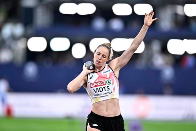 European Athletics Championships Birmingham 2026 - day 5 BIRMINGHAM, ENGLAND - AUGUST 14 : Vidts Noor (BEL) in action during the heptathlon on day 5 of the Birmingham 2026 European Athletics Championships on August 14, 2026 in Birmingham, England, 14 08 2026 Birmingham ENGLAND  Copyright: xTomasxSiskx