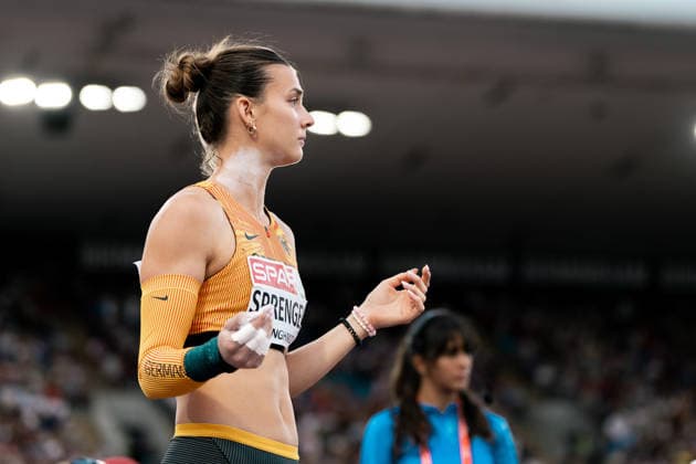 Sandrina Sprengel (VfB Stuttgart, Siebenkampf Frauen), GBR, Leichtathletik, Athletics, European Athletics Championships 2026, Leichtathletik Europameisterschaft 2026, Birmingham 2026, 09.08.2026, GBR, Leichtathletik, Athletics, European Athletics Championships 2026, Leichtathletik Europameisterschaft 2026, Birmingham 2026, 09.08.2026 Birmingham *** Sandrina Sprengel, VfB Stuttgart, Women s Heptathlon, GBR, Track and Field, Athletics, 2026 European Athletics Championships, 2026 European Track and Field Championships, Birmingham 2026, August 9, 2026, GBR, Track and Field, Athletics, 2026 European Athletics Championships, 2026 European Track and Field Championships, Birmingham 2026, August 9, 2026, Birmingham Copyright: xStefanxMayerx EP_SMR