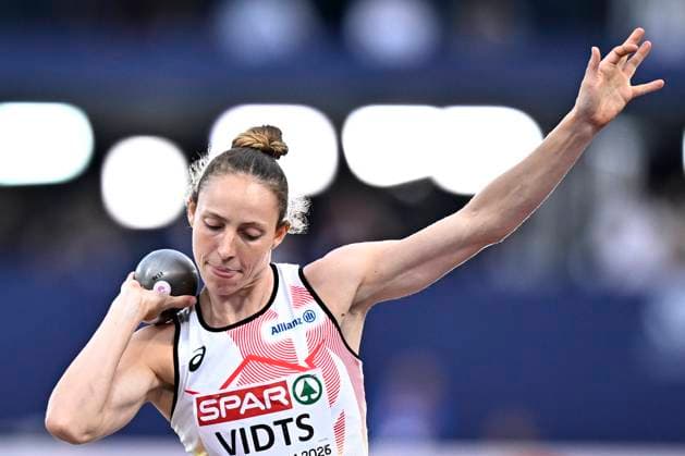 European Athletics Championships Birmingham 2026 - day 5 BIRMINGHAM, ENGLAND - AUGUST 14 : Vidts Noor (BEL) in action during the heptathlon on day 5 of the Birmingham 2026 European Athletics Championships on August 14, 2026 in Birmingham, England, 14 08 2026 Birmingham ENGLAND  Copyright: xTomasxSiskx