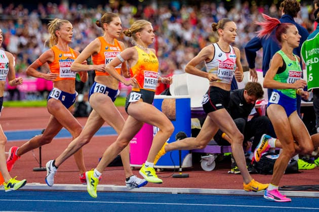 BIRMINGHAM, GREAT BRITAIN - AUGUST 14, 2026 : Lisa MERKEL (GER Germany) competing in the 10000m final during the European Athletics Championships at Alexander Stadium on August 14, 2026 in Birmingham, Great Britain. Great Britain Copyright: xLeahxKohringx