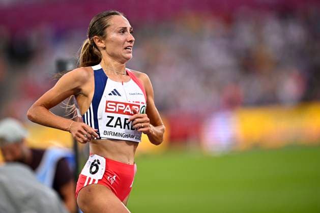 European Athletics Championships Birmingham 2026 - day 5 BIRMINGHAM, ENGLAND - AUGUST 14 : Zarbo Alessia (FRA) in action during the 10000m final on day 5 of the Birmingham 2026 European Athletics Championships on August 14, 2026 in Birmingham, England, 14 08 2026 Birmingham ENGLAND  Copyright: xTomasxSiskx