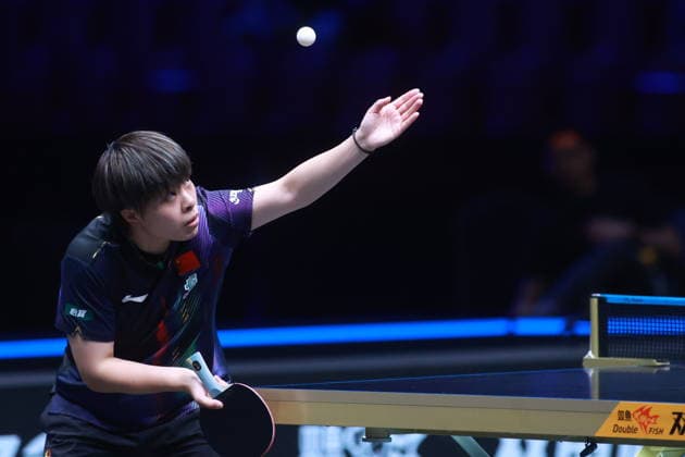2026 WTT Europe Smash - Sweden - Main Draw - Day 5 Wang Yidi of China competes against Satsuki Odo of Japan during the Women s Singles Round of 16 at the 2026 Europe Smash at the Malmo Arena in Malmo, Sweden, on August 14, 2026. Malmo Sweden  Copyright: xRemyxGrosx originalFilename:gros-europesm260814_nprda.jpg