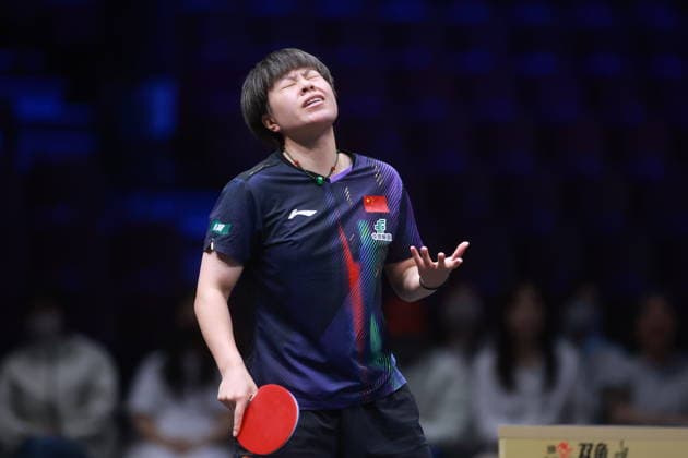 2026 WTT Europe Smash - Sweden - Main Draw - Day 5 Wang Yidi of China competes against Satsuki Odo of Japan during the Women s Singles Round of 16 at the 2026 Europe Smash at the Malmo Arena in Malmo, Sweden, on August 14, 2026. Malmo Sweden  Copyright: xRemyxGrosx originalFilename:gros-europesm260814_npvWB.jpg