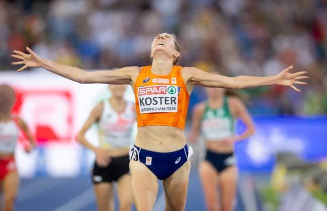 BIRMINGHAM - Maureen Koster in action in the 10,000 meter final on the fifth day of the European Athletics Championships. IRIS VAN DEN BROEK ANP xVIxANPxSportx xxANPxIVx 565478730 originalFilename: 565478730.jpg