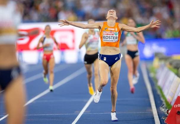 BIRMINGHAM - Maureen Koster in action in the 10,000 meter final on the fifth day of the European Athletics Championships. IRIS VAN DEN BROEK ANP xVIxANPxSportx xxANPxIVx 565478786 originalFilename: 565478786.jpg