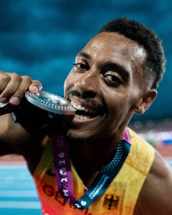 Emil Agyekum (SCC Berlin, 400m Huerden Maenner), GBR, Leichtathletik, Athletics, European Athletics Championships 2026, Leichtathletik Europameisterschaft 2026, Birmingham 2026, 09.08.2026, GBR, Leichtathletik, Athletics, European Athletics Championships 2026, Leichtathletik Europameisterschaft 2026, Birmingham 2026, 09.08.2026 Birmingham *** Emil Agyekum, SCC Berlin, Men s 400m Hurdles, GBR, Track and Field, Athletics, 2026 European Athletics Championships, 2026 European Track and Field Championships, Birmingham 2026, August 9, 2026, GBR, Track and Field, Athletics, 2026 European Athletics Championships, 2026 European Track and Field Championships, Birmingham 2026, August 9, 2026, Birmingham Copyright: xStefanxMayerx EP_SMR