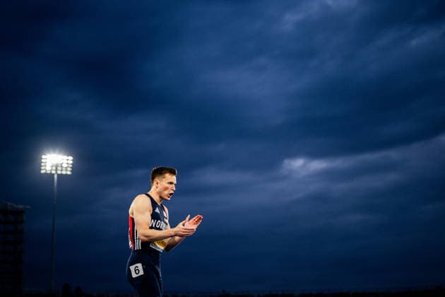 260814 Karsten Warholm of Norway ahead of men s 400 meter hurdles final during day 5 of the 2026 European Athletics Championships on August 14, 2026 in Birmingham. Photo: Maxim Thore BILDBYRAN kod MT MT1070 friidrott athletics friidrett friidrotts-em em friidretts-em 2026 european athletics championships day 5 bbeng *** August 14, 2026: Karsten Warholm of Norway ahead of the men’s 400-meter hurdles final during Day 5 of the 2026 European Athletics Championships on August 14, 2026 in Birmingham. Photo by Maxim Thore. BILDBYRAN code MT MT1070 track and field athletics friidrett friidrotts em em friidretts em 2026 European Athletics Championships Day 5 bbeng  Copyright: MAXIMxTHORE BB260814MT096