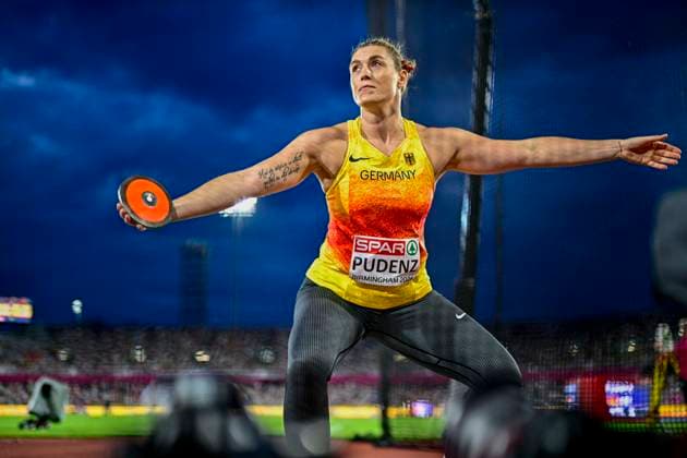 Kristin PUDENZ (Germany, OSC Potsdam, DISCUS THROW Women) GBR, European Athletics Championships, Athletics, 14.08.2026, GBR, European Athletics Championships, Athletics, 14.08.2026, Birmingham *** Kristin PUDENZ, Germany; OSC Potsdam; Women s Discus Throw, GBR; European Athletics Championships; Athletics; August 14, 2026; GBR; European Athletics Championships; Athletics; August 14, 2026; Birmingham Copyright: xEibnerxPressefoto JanxPapenfussx EP_JPS