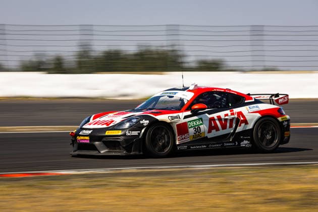 ADAC GT4 Germany, 7. + 8. Rennen Nürburgring 2026 30 Porsche 718 Cayman GT4 RS Clubsport, Avia W&S Motorsport: Maximilian Schreyer, Alon Gabbay - picture by Gruppe C Photography Nürburgring Germany Copyright: xGruppexCxPhotographyx