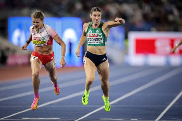 2026 European Athletics Championships, Alexander Stadium, Birmingham, England 14 8 2026 Women™s Heptathlon 200m Ireland™s Kate O™Connor finishes third Kate O™Connor finishes third 14 8 2026  Copyright: xx 0S9A4273
