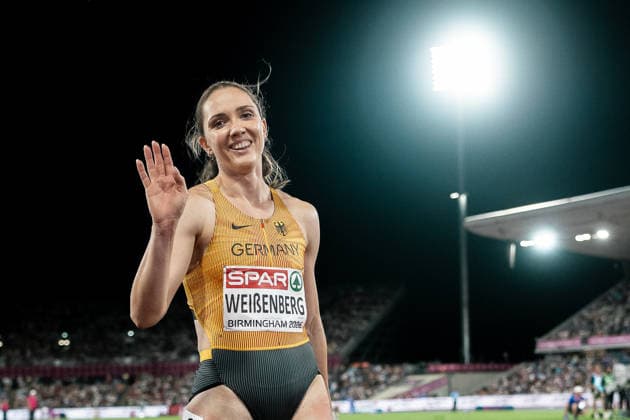 Sophie Weissenberg (TSV Bayer 04 Leverkusen, Siebenkampf Frauen), GBR, Leichtathletik, Athletics, European Athletics Championships 2026, Leichtathletik Europameisterschaft 2026, Birmingham 2026, 09.08.2026, GBR, Leichtathletik, Athletics, European Athletics Championships 2026, Leichtathletik Europameisterschaft 2026, Birmingham 2026, 09.08.2026 Birmingham *** Sophie Weissenberg, TSV Bayer 04 Leverkusen, Women s Heptathlon, GBR, Track and Field, Athletics, 2026 European Athletics Championships, 2026 European Track and Field Championships, Birmingham 2026, August 9, 2026, GBR, Track and Field, Athletics, 2026 European Athletics Championships, 2026 European Track and Field Championships, Birmingham 2026, August 9, 2026, Birmingham Copyright: xStefanxMayerx EP_SMR