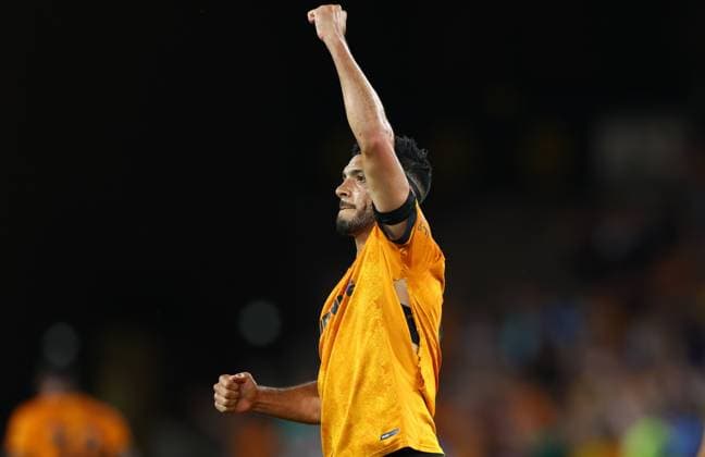 Raul JimÃ nez of Wolverhampton Wanderers celebrates scoring a goal to make the score 2-2 Wolverhampton Wanderers v Blackburn Rovers, EFL Sky Bet Championship, Football, Molineux, Wolverhampton, UK - 14 Aug 2026Wolverhampton Molineux United Kingdom EDITORIAL USE ONLY No use with unauthorised audio, video, data, fixture lists, club league logos or live services. Online in-match use limited to 120 images, no video emulation. No use in betting, games or single club league player publications.  Copyright: xKieranxMcManus Shutterstockx 17070083aq