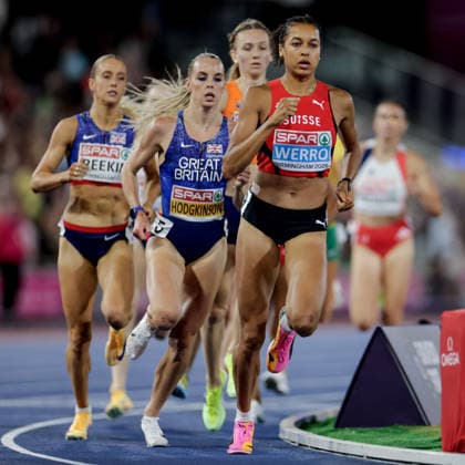 2026 European Athletics Championships, Alexander Stadium, Birmingham, England 14 8 2026 Women™s 800m Final Switzerland™s Audrey Werro Audrey Werro 14 8 2026  Copyright: xx 0S9A4584