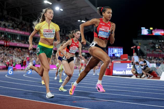 2026 European Athletics Championships, Alexander Stadium, Birmingham, England 14 8 2026 Women™s 800m Final Switzerland™s Audrey Werro Audrey Werro 14 8 2026  Copyright: xx 0U6A5096