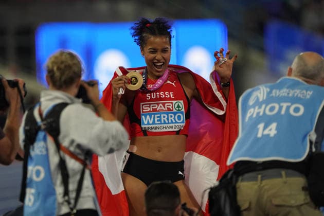 Birmingham , Leichtathletik, Athletics, Track and Field, EAA, Leichtathletik EM Birmingham 2026 European Championships birmingham 2026 , 10.08-17.08.2026, Alexander Stadium Birmingham, Grossbritannien , 800m Frauen , 800m Women Final, Audry Werro Schweiz, Switzerland Suisse, Copyright Gladys Chai von der Laage *** Birmingham, Track and Field, Athletics, EAA, 2026 European Athletics Championships in Birmingham, August 10–17, 2026, Alexander Stadium, Birmingham, Great Britain, Women’s 800m, Women’s 800m Final, Audry Werro, Switzerland, Suisse, Copyright Gladys Chai von der Laage