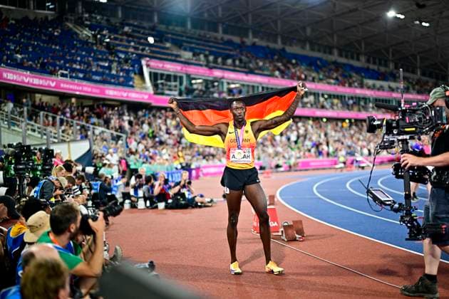 Owen ANSAH (Germany, Hamburger SV, 200m Men) GBR, European Athletics Championships, Athletics, 14.08.2026, GBR, European Athletics Championships, Athletics, 14.08.2026, Birmingham *** Owen ANSAH Germany, Hamburger SV, Men s 200m GBR, European Athletics Championships, Track and Field, August 14, 2026, GBR, European Athletics Championships, Track and Field, August 14, 2026, Birmingham Copyright: xEibnerxPressefoto JanxPapenfussx EP_JPS