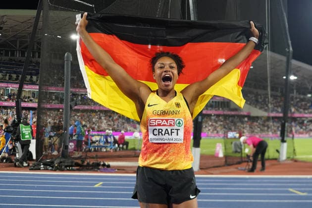 Birmingham , Leichtathletik, Athletics, Track and Field, EAA, Leichtathletik EM Birmingham 2026 European Championships birmingham 2026 , 10.08-17.08.2026, Alexander Stadium Birmingham, Grossbritannien , Diskuswurf Frauen , Discus throw Women Final,Shanice Craft Deutschland, Germany GER Copyright Gladys Chai von der Laage *** Birmingham, Track and Field, Athletics, EAA, 2026 European Athletics Championships in Birmingham, August 10–17, 2026, Alexander Stadium, Birmingham, United Kingdom, Women’s Discus Throw, Women’s Discus Throw Final, Shanice Craft, Germany (GER), Copyright Gladys Chai von der Laage