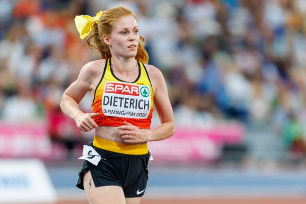 BIRMINGHAM, GREAT BRITAIN - AUGUST 14, 2026: Eva DIETERICH (GER Germany) competing in the 10000m final during the European Athletics Championships at Alexander Stadium on August 14, 2026 in Birmingham, Great Britain. Great Britain Copyright: xAxelxKohringx
