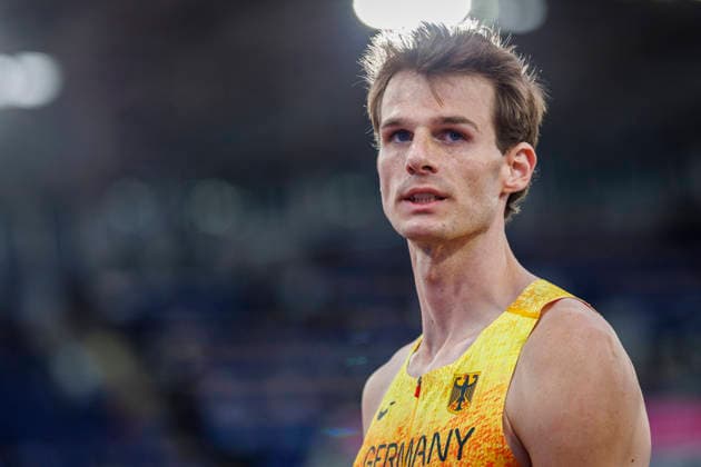 BIRMINGHAM, GREAT BRITAIN - AUGUST 14, 2026: Falk WENDRICH (GER Germany) competing in the high jump final during the European Athletics Championships at Alexander Stadium on August 14, 2026 in Birmingham, Great Britain. Great Britain Copyright: xAxelxKohringx