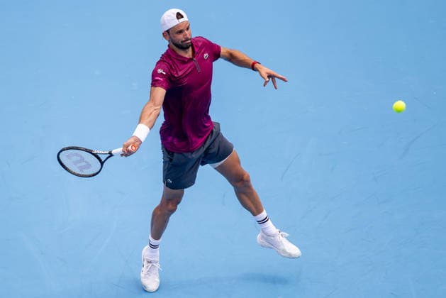 August 14, 2026, Mason, Ohio, U.S: Grigor Dimitrov (BUL) hits a forehand shot during FridayÃ¢â‚¬â ¢s first round of the Cincinnati Open at the Lindner Family Tennis Center , Mason, Oh. Mason U.S - ZUMAs304 20260814_zaf_s304_066 Copyright: xScottxStuartx