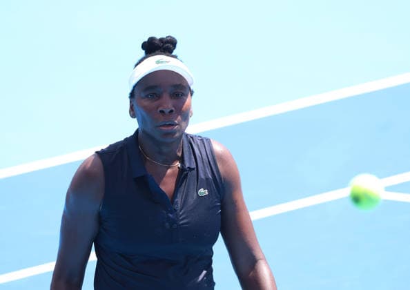 August 14, 2026, Mason, Ohio, USA: VENUS WILLIAMS of USA during the match against E. Arango of Colombia in the first round of tennis tournament WTA, Tennis Damen 1000 Cincinnati Open in Mason, USA. Williams lost 2:6, 2:6. Mason USA - ZUMAc278 20260814_zsp_c278_034 Copyright: xMarcinxCholewinskix