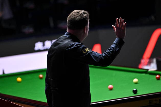 TAIYUAN, CHINA - AUGUST 14: Shaun Murphy of England plays a shot in the Quarterfinal match against Noppon Saengkham of Thailand on day 7 of the 2026 World Snooker Tour China Open at Taiyuan Binhe Sports Center on August 14, 2026 in Taiyuan, Shanxi Province of China.  Copyright: xChinaxNewsxServicex 111659983390