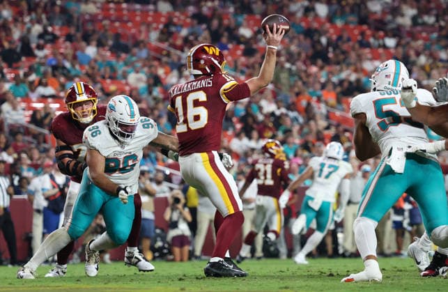 NFL, Pre-season, Washington Commanders v Miami Dolphins