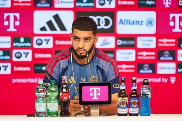 Fußball 1. Bundesliga Vorstellung von Ismael Saibari beim FC Bayern München am 14.08.2026 auf dem Trainingsgelände an der Säbener Straße in München Ismael Saibari ( München ) Photo by FC Bayern via REVIERFOTO Vorstellung von Ismael Saibari beim FC Bayern München *** Soccer, Bundesliga 1: Ismael Saibari s introduction at FC Bayern Munich on August 14, 2026, at the training facility on Säbener Straße in Munich. Ismael Saibari, Munich. Photo by FC Bayern via REVIERFOTO. Ismael Saibari s introduction at FC Bayern Munich