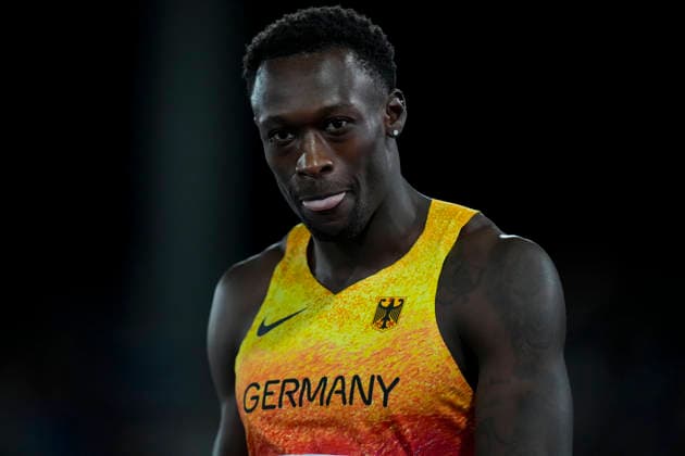 ATHLETICS - European Athletics Championships BIRMINGHAM,ENGLAND,14.AUG.26 - ATHLETICS - European Athletics Championships, 200m,Men. Image shows Owen Ansah (GER).  GEPAxpictures xRanjithxKumar