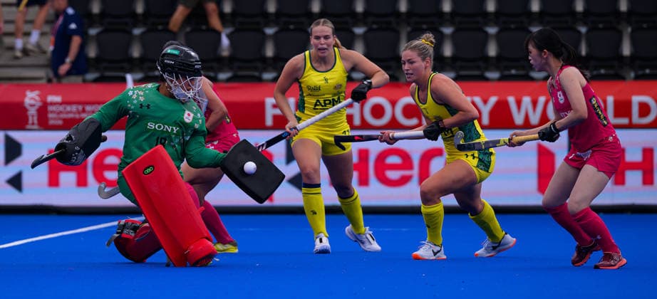 Field hockey, women’s, FIH World Cup, Australia v Japan