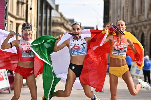 2026.08.15 Birmingham Lekkoatletyka Mistrzostwa Europy N z Katarzyna Zdzieblo Sofia Fiorini Raquel Gonzalez Foto Michal Laudy PressFocus 2026.08.15 Birmingham Athletics European Athletics Championships Katarzyna Zdzieblo Sofia Fiorini Raquel Gonzalez Credit: Michal Laudy PressFocus NEWSPIX.PL --- newspix.pl 