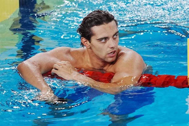 Thomas Ceccon from Italy at the Swimming European Aquatics Championships Paris 2026, Paris, August 15, 2026 .  Copyright: xGianxMattiaxD Alberto LaPressex