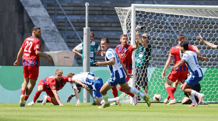 Football, 2nd Bundesliga, Hertha BSC v 1. FC Heidenheim