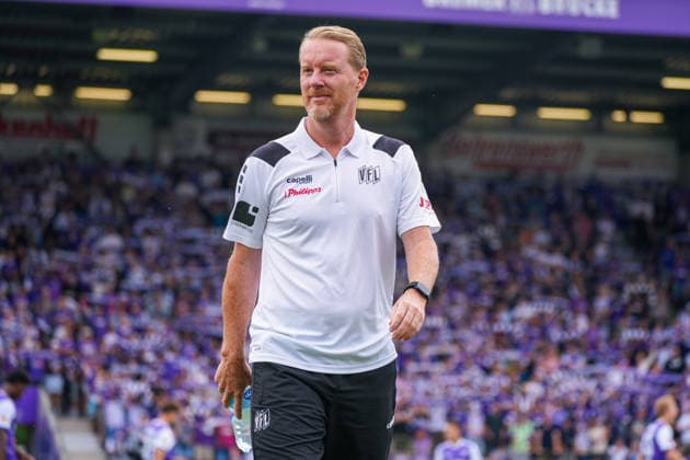 Timo Schultz (VfL Osnabrück, Trainer), Deutschland: Fussball, 2. Bundesliga, Saison 2026 27, 2. Spieltag, 15.08.2026, VfL Osnabrück vs 1. FC Magdeburg, Stadion Bremer Brücke (Osnabrück, Niedersachsen) *** Timo Schultz, VfL Osnabrück, Coach, German Soccer, 2. Bundesliga, 2026–27 Season, Matchday 2, August 15, 2026, VfL Osnabrück vs. 1. FC Magdeburg, Bremer Brücke Stadium, Osnabrück, Lower Saxony Copyright: xLeonxFrickx