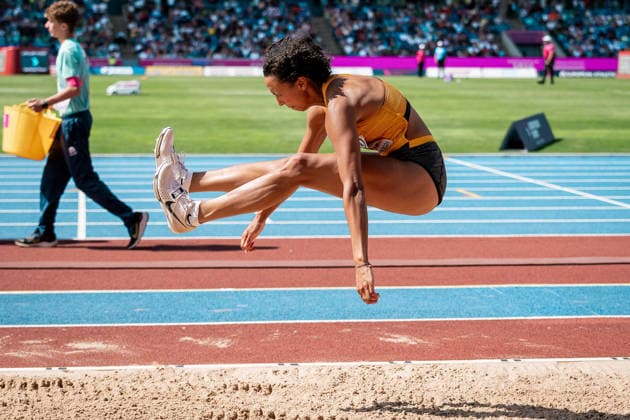 Malaika Mihambo (LG Kurpfalz, Weitsprung Frauen), GBR, Leichtathletik, Athletics, European Athletics Championships 2026, Leichtathletik Europameisterschaft 2026, Birmingham 2026, 09.08.2026, GBR, Leichtathletik, Athletics, European Athletics Championships 2026, Leichtathletik Europameisterschaft 2026, Birmingham 2026, 09.08.2026 Birmingham *** Malaika Mihambo, LG Kurpfalz, Women s Long Jump, GBR, Track and Field, Athletics, 2026 European Athletics Championships, 2026 European Track and Field Championships, Birmingham 2026, August 9, 2026, GBR, Track and Field, Athletics, 2026 European Athletics Championships, 2026 European Track and Field Championships, Birmingham 2026, August 9, 2026, Birmingham Copyright: xStefanxMayerx EP_SMR