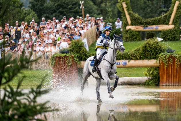 260815 Louise Romeike of Sweden with horse Caspian compete in the Eventing Cross-Country during day 5 of the 2026 FEI World Championships on August 15, 2026 in Aachen. Photo: Emma Wallskog BILDBYRAN kod EW EW0685 ridsport equestrian rid-vm 2026 2026 fei world championships bbeng ridsport-vm fälttävlan eventing terrängritt terräng sverige *** August 15, 2026: Louise Romeike of Sweden, riding Caspian, competes in the Eventing Cross Country on Day 5 of the 2026 FEI World Championships on August 15, 2026 in Aachen. Photo by Emma Wallskog. BILDBYRAN code EW EW0685 equestrian sports riding 2026 World Championships 2026 FEI World Championships BBENG equestrian sports World Championships eventing cross-country ride cross-country Sweden  Copyright: EMMAxWALLSKOG BB260815EW055