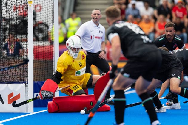 India v Wales - FIH Hockey World Cup AMSTELVEEN, NETHERLANDS - AUGUST 15: Toby Reynolds-Cotterill of Wales during the FIH Hockey World Cup match between India and Wales at Wagener Stadion on August 15, 2026 in Amstelveen, Netherlands. Amstelveen Wagener Stadion Netherlands Content not available for redistribution in The Netherlands directly or indirectly through any third parties. Copyright: xMarcelxvanxPlateringenx