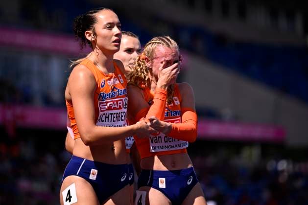 European Athletics Championships Birmingham 2026 - day 6 BIRMINGHAM, ENGLAND - AUGUST 15 : Van Den Berg Isabel (NED) in action during the 4x100m on day 6 of the Birmingham 2026 European Athletics Championships on August 15, 2026 in Birmingham, England, 15 08 2026 Birmingham ENGLAND  Copyright: xTomasxSiskx