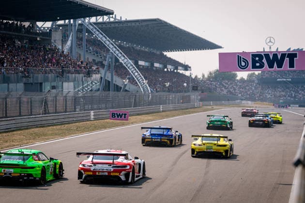 DTM, 11. + 12. Rennen Nürburgring 2026 84 Mercedes-AMG GT3 EVO, Landgraf Motorsport: Tom Kalender, 48 Mercedes-AMG GT3 EVO, Winward Racing: Jules Gounon - picture by Gruppe C Photography Nürburgring Germany Copyright: xGruppexCxPhotographyx