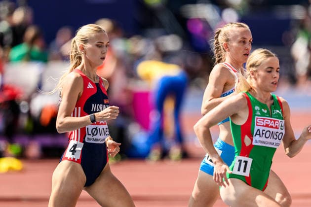 260815 Anne Gine Lovnes of Norway competes in women™s 1500 meter qualifier during day 6 of the 2026 European Athletics Championships on August 15, 2026 in Birmingham. Photo: Mathias Bergeld BILDBYRAN kod MB MT1071 friidrott athletics friidrett friidrotts-em em friidretts-em 2026 european athletics championships day 6 bbeng norge *** August 15, 2026: Anne Gine Lovnes of Norway competes in the women’s 1,500-meter qualifying round on Day 6 of the 2026 European Athletics Championships on August 15, 2026 in Birmingham. Photo by Mathias Bergeld, BILDBYRAN, code MB MT1071. track and field, athletics, friidrett, friidrotts EM, 2026 European Athletics Championships, Day 6, BBENG, Norway  Copyright: MATHIASxBERGELD BB260815MB061