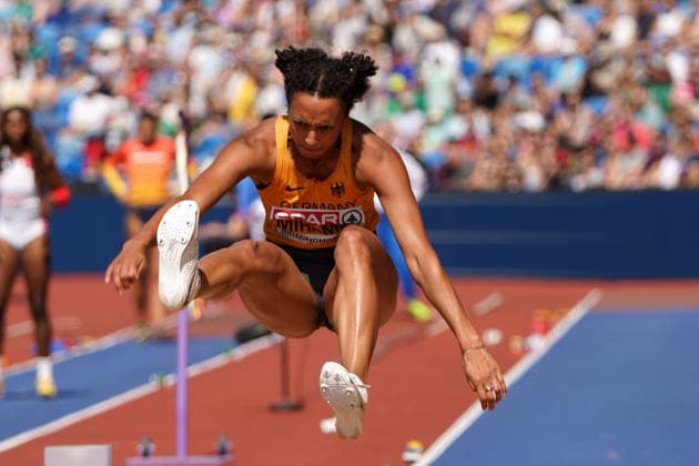 Birmingham , Leichtathletik, Athletics, Track and Field, EAA, Leichtathletik EM Birmingham 2026 European Championships birmingham 2026 , 10.08-17.08.2026, Alexander Stadium Birmingham, Grossbritannien , Weitsprung, Frauen Long Jump women, Malaika Mihambo, Deutschland, Germany GER Copyright Gladys Chai von der Laage *** Birmingham, Track and Field, Athletics, EAA, 2026 European Athletics Championships in Birmingham, August 10–17, 2026, Alexander Stadium, Birmingham, United Kingdom, Long Jump (Women), Malaika Mihambo, Germany (GER), Copyright Gladys Chai von der Laage