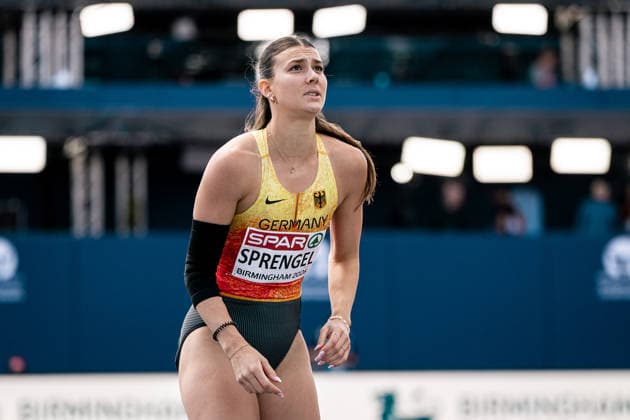 Sandrina Sprengel (VfB Stuttgart, Siebenkampf Frauen), GBR, Leichtathletik, Athletics, European Athletics Championships 2026, Leichtathletik Europameisterschaft 2026, Birmingham 2026, 09.08.2026, GBR, Leichtathletik, Athletics, European Athletics Championships 2026, Leichtathletik Europameisterschaft 2026, Birmingham 2026, 09.08.2026 Birmingham *** Sandrina Sprengel, VfB Stuttgart, Women s Heptathlon, GBR, Track and Field, Athletics, 2026 European Athletics Championships, 2026 European Track and Field Championships, Birmingham 2026, August 9, 2026, GBR, Track and Field, Athletics, 2026 European Athletics Championships, 2026 European Track and Field Championships, Birmingham 2026, August 9, 2026, Birmingham Copyright: xStefanxMayerx EP_SMR