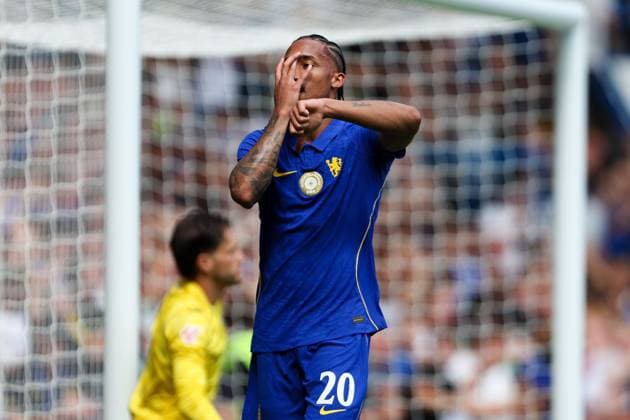 Joao Pedro of Chelsea celebrates scoring his team s second goal of the match Chelsea v Real Sociedad, Pre Season Friendly, Football, Stamford Bridge, London, UK, 15 08 2026, England - 15 Aug 2026London Stamford Bridge England United Kingdom  Copyright: xHanc WiredxPhotos Shutterstockx 17084257as