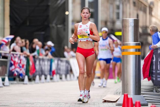 ATHLETICS - European Athletics Championships BIRMINGHAM,ENGLAND,15.AUG.26 - ATHLETICS - European Athletics Championships, walking, half marathon, women. Image shows Theresia Emma Mohr (AUT)  GEPAxpictures xRanjithxKumar