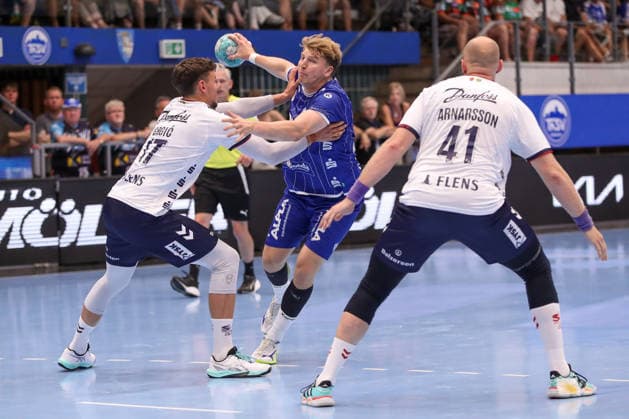 Handball, Wartburg Cup, friendly match, SG Flensburg-Handewitt v TBV Lemgo