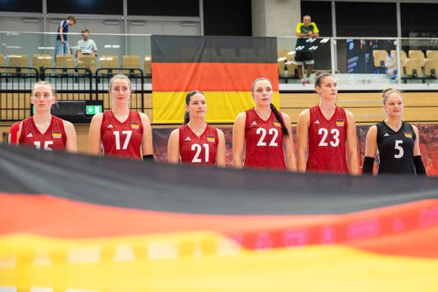 Volleyball, Women's, International match, Austria v Germany